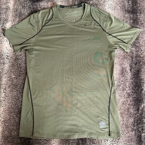 Nike Men's Olive Green Performance Shirt